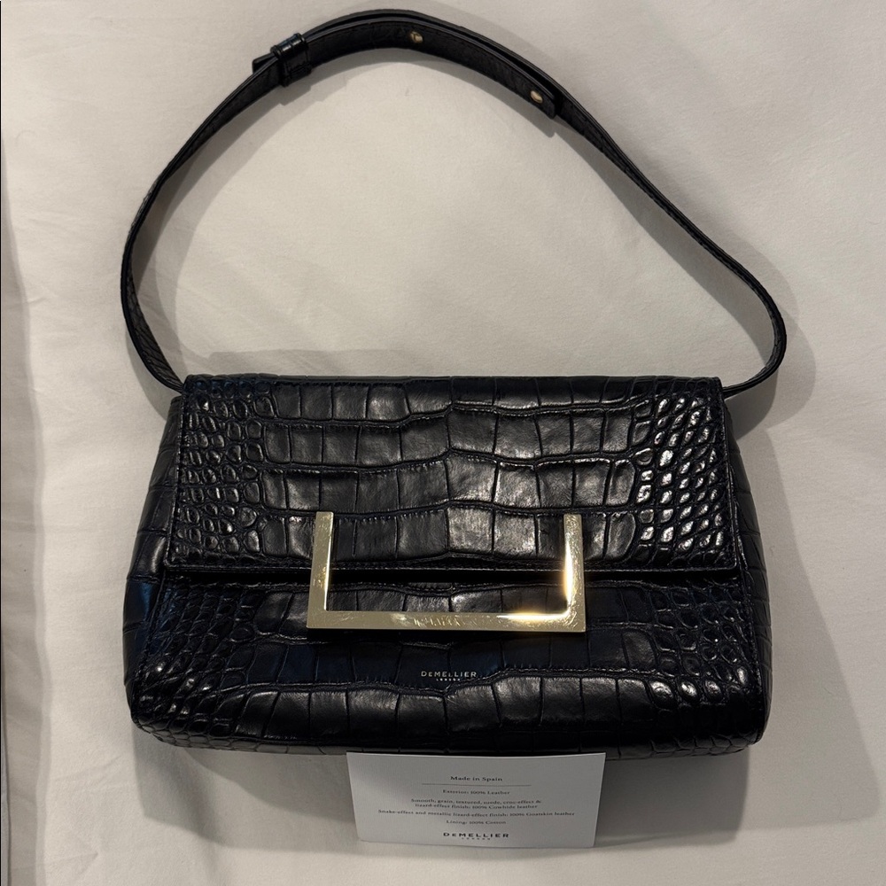DeMellier croc effect evening bag - Picture 4 of 5